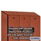 Salsbury Industries 2 Tier Designer Locker, 54"Wx76"Hx21"D, 6 Door, Cherry 18-22361CHE - alternate 7